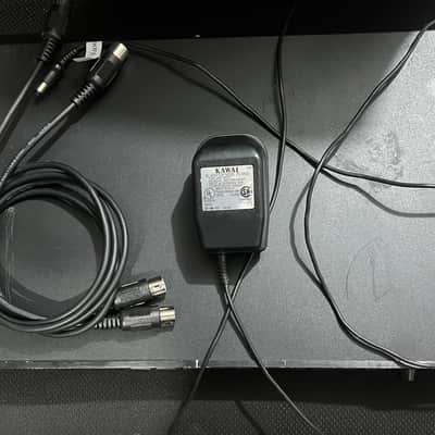 Kawai K1R Rackmount Digital Synthesizer Synth Module with Og Power supply & midi cables image 2
