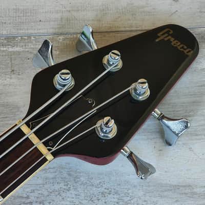 Greco FVB-75 Flying V Bass 1988年製 1988 Greco Japan FVB-75 Flying V Bass (Cherry Red) | Reverb