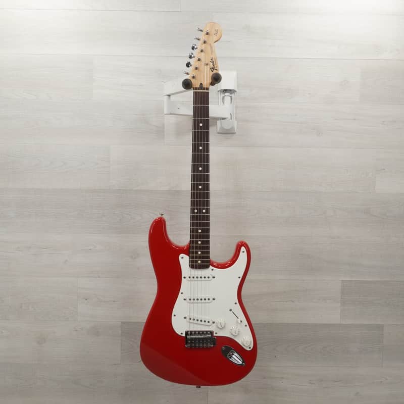 Fender Squier Series Stratocaster Electric Guitar - Red - Made in