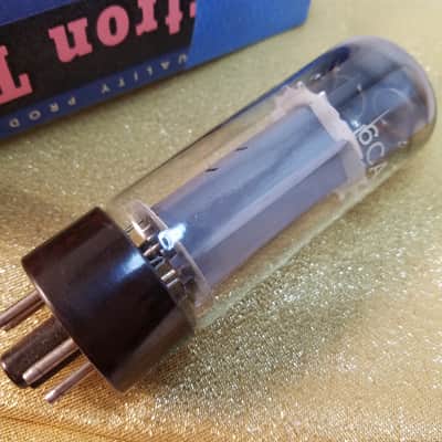 Mullard 1% Tight Matched Pair (2) EL34 6CA7 dual getter tNOS AT1000 TESTED Vacuum Tubes Blackburn Xf2 brown base Power Pentode 1962-1968 image 19