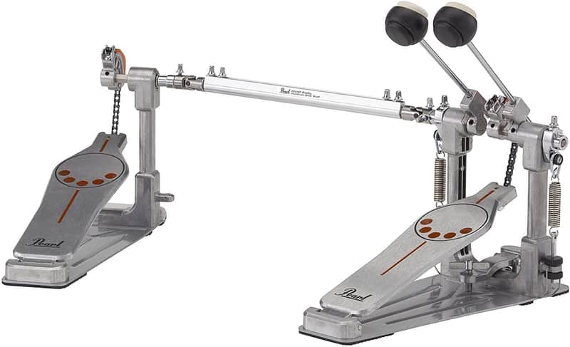 Pearl P932 Longboard Double Bass Drum Pedal with Sprocketless Chain Drive - Black (P932) image 1