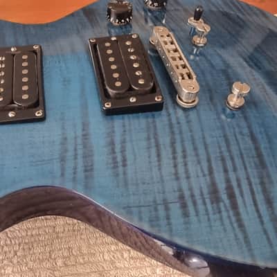 Gibson Les Paul Standard Double Cutaway Plus 2001 - 2006 - Trans Blue image 2