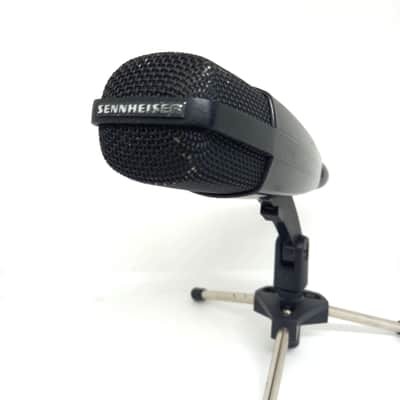 Vintage Sennheiser MD421-U-4 MD421 MD421-U4 Cardioid Dynamic Microphone - 1980s - With original microphone clip image 2