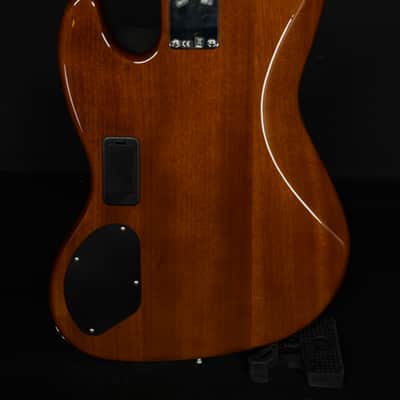 Fender Deluxe Active Jazz Bass Okoume V 2015 - Natural image 8