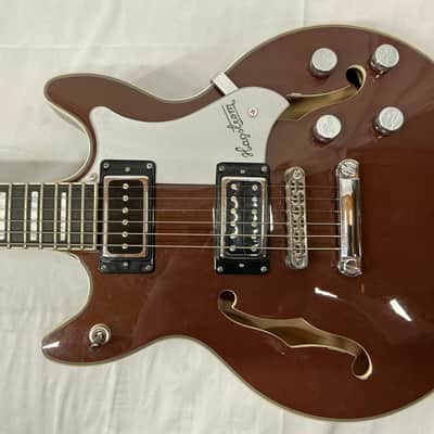 Hagstrom Alvar Limited Electric Guitar - Derby Brown Metallic image 8
