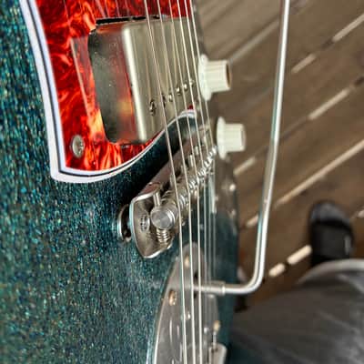 YouTube Vid in Description!! JD Simo’s Novo Serus J Merman Sparkle Modified original soft case electric guitar image 20