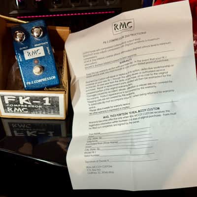 RMC REAL MACOY CUSTOM FK 1 Compressor (New Old Stock) Super Rare image 12