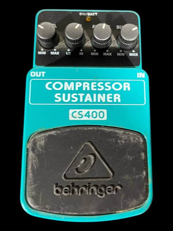 Behringer CS400 Compressor Sustainer Pedal 2010s - Standard X9031 image 1