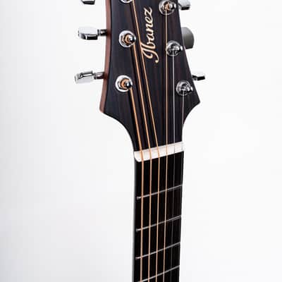 Ibanez JGM10-BSN Jon Gomm Signature Acoustic Guitar 6-String - Black Satin Top / Natural High Gloss Back and Sides + Cas image 16