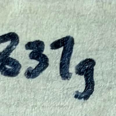 Zildjian 15" A. 70's/60's Stamp Hihat Cymbal Pair - 837/1334g image 3