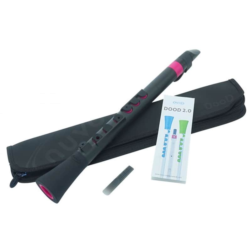 NUVO DooD 2.0 Black-Pink Polymer Klarinette inkl. Blätter Griffbild Hülle image 1