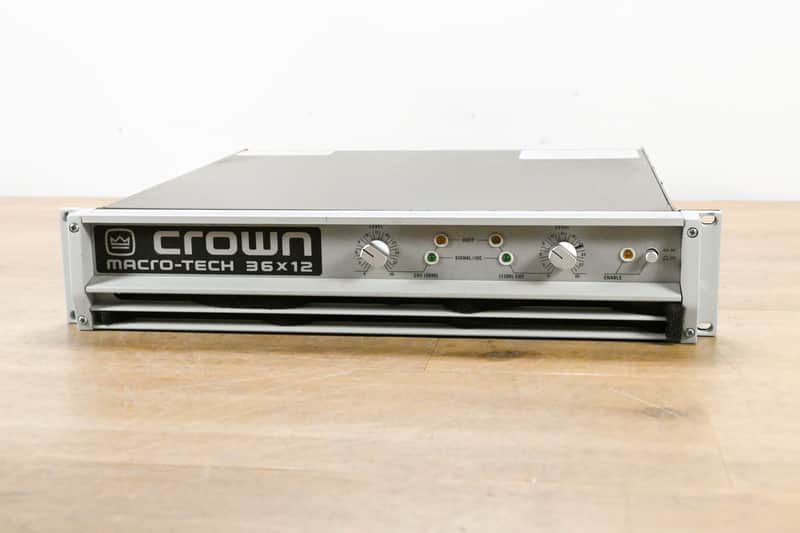 Crown Macro-Tech 36x12 2-Channel Power Amplifier CG015TV image 1