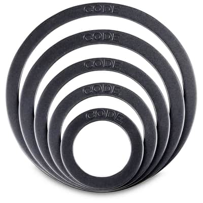 Immagine Code Hea DS Drum Port Holes Anello Di Rinforzo Da 5 Nero Prthlbl51 - 2