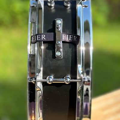 Beier 1.5 Steel 4x15 snare drum 2018 - Black image 3