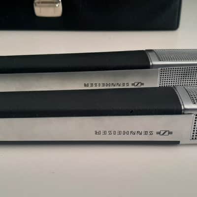 Set of 2x Sennheiser MD 441U Supercardioid Dynamic Microphones 1971 - Present - Black - Matched Serials image 6