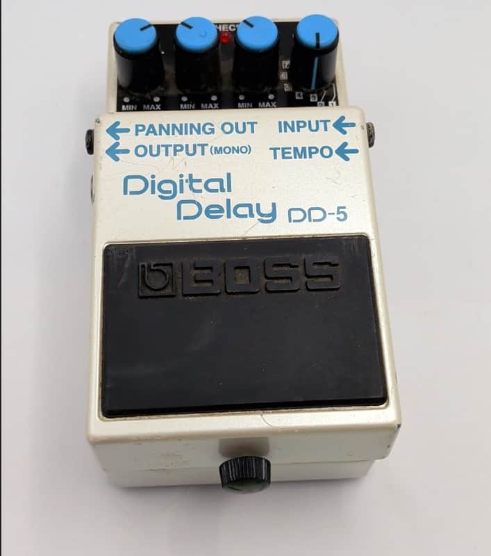 Boss DD-5 Digital Delay (Pink or Dark Gray Label) 1995 - 2003 - White image 1