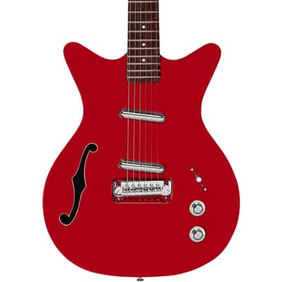 Danelectro - DEMO - Fifty Niner - Semi-Hollow Electric Guitar - Red Top (59R-RED-DEMO) image 2