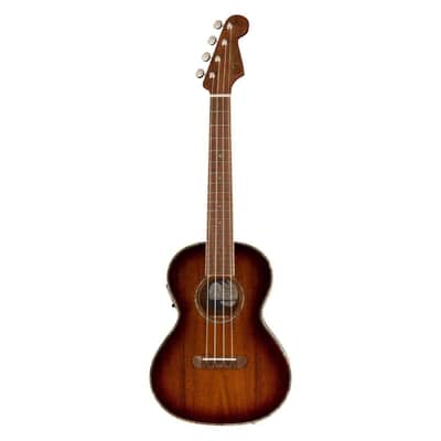 Fender Montecito Tenor Ukulele, Shaded Edge Burst, with Gig Bag image 1