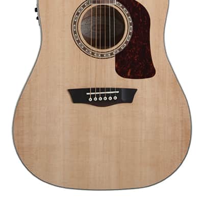Washburn HD10SCE Heritage Series Dreadnought Cutaway Solid Spruce 6-String Acoustic-Electric Guitar image 2