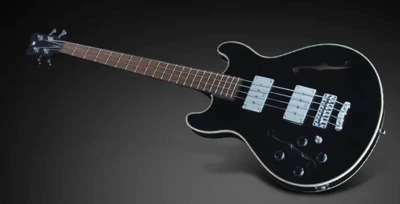 Warwick RockBass Star Bass, Lefthand, 4-String - Solid Black High Polish image 1