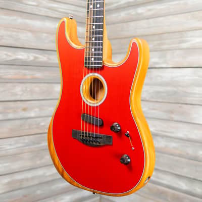 Fender American Acoustasonic Stratocaster - Dakota Red (IT-S) image 3