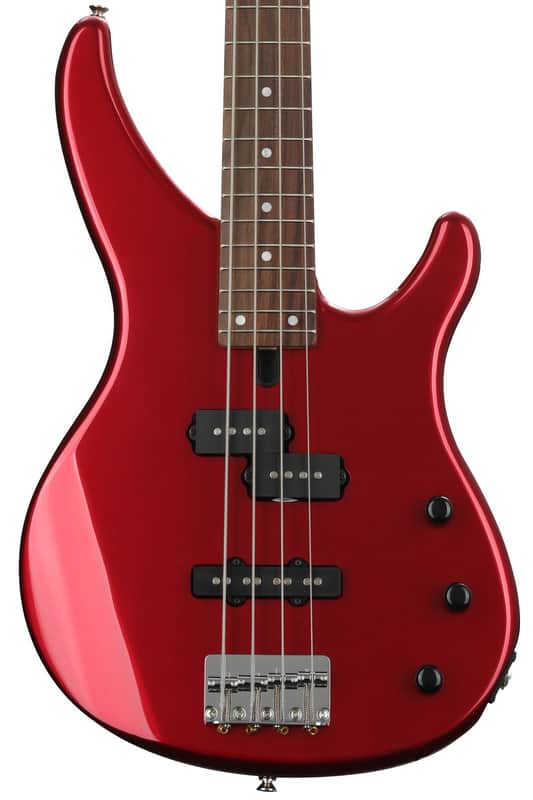 Yamaha TRBX174 4-string Bass Guitar - Red Metallic image 1