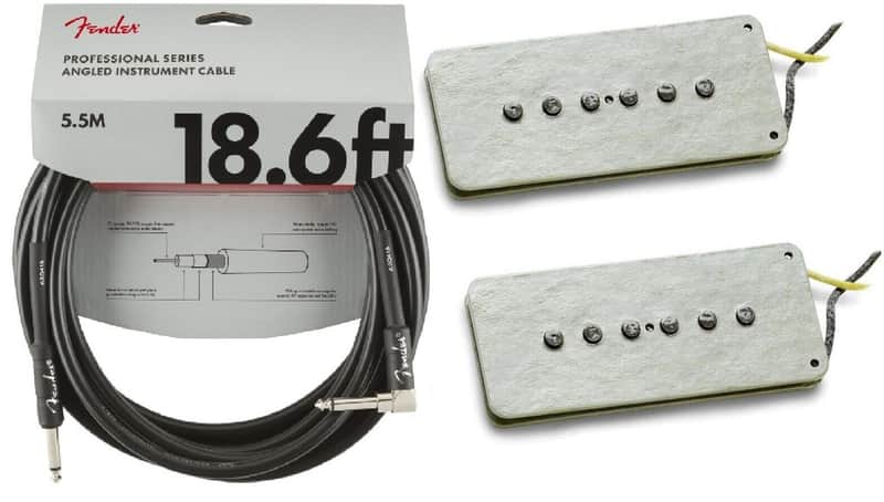 Seymour Duncan Antiquity II The 60's Jam for Jazzmaster Set Fender Replacement ( FENDER 18FT CABLE ) image 1