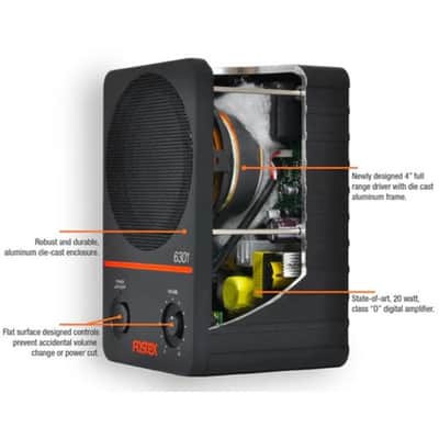 Fostex 6301NB Active Monitor Speaker – Compact Powered Studio Monitor – Model 6301NB – Black image 4