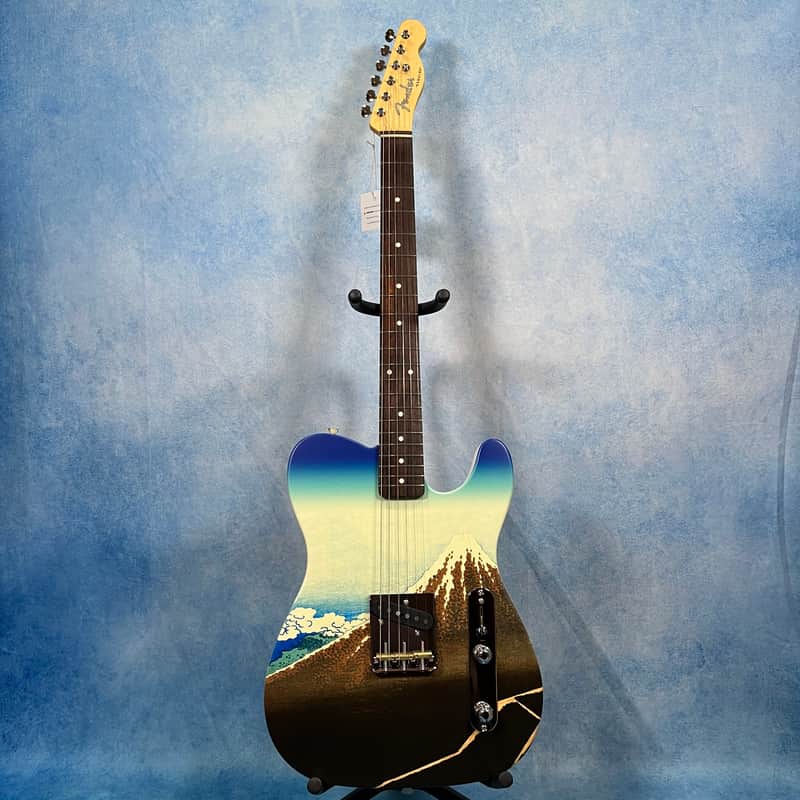 *NEW IN BOX* Fender MIJ Art Canvas Esquire 2026 - "Thunderstorm Beneath the Summit" by Katsushika Hokusai