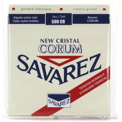 Savarez S.A. 500CR New Cristal Corum Classical Guitar Strings - Normal Tension image 2
