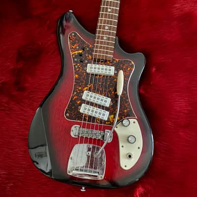 c.1965 Splendor(Hitachi Musical)SG-603 MIJ Vintage Guitar “Redburst” image 1