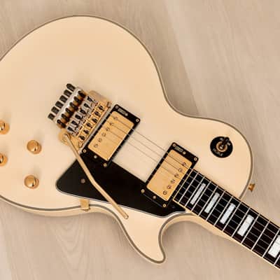 1989 Burny LC-100YS Yasu Signature Vintage Guitar Snow White w/ Tremolo & Case, Japan Fernandes image 8