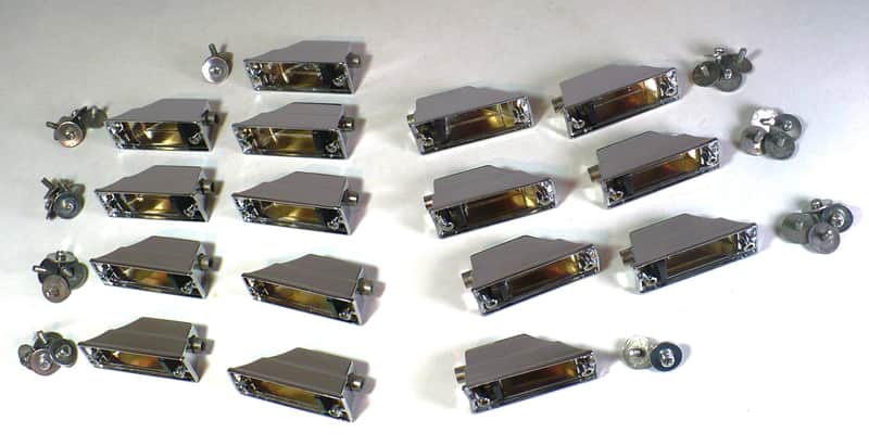 Pearl Bass Drum Lugs / Early Export? / Lot of 16 image 1