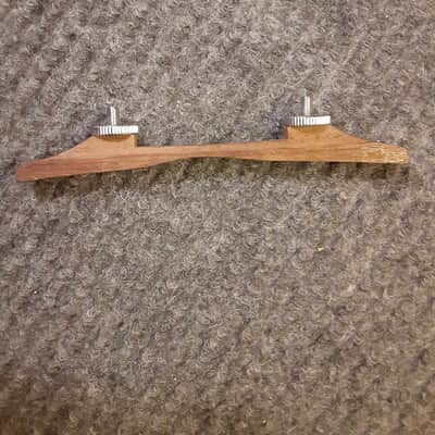 Unbranded NOS Mandolin Bridge Base w/ Thumbscrews image 8