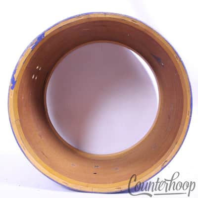 Ludwig&Ludwig 16x12"Floor Tom Drum Shell Vintage 30s 3Ply African Mahogany Tenor image 10