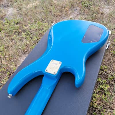Vintage BC Rich NJ Series Bass Guitar 80s, 90s Blue With Original Hard Case Plays EXC+ 8.5LBS image 17