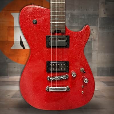 Cort Manson MBM-2 Matt Bellamy  Electric Guitar w/ Sustainiac - Red Sparkle image 1