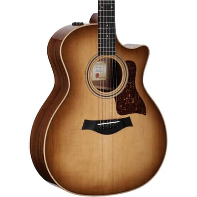 Taylor 314ce Studio Acoustic-Electric Guitar (with Gig Bag), Shaded Edge Burst image 8