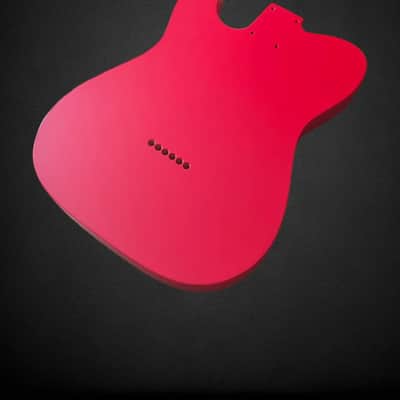 Telecaster Body Fiesta Red, Satin Nitro, Alder image 5