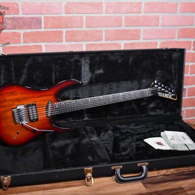 Hamer USA Californian Elite One Off in Antique Burst 1992 w/OHSC image 2