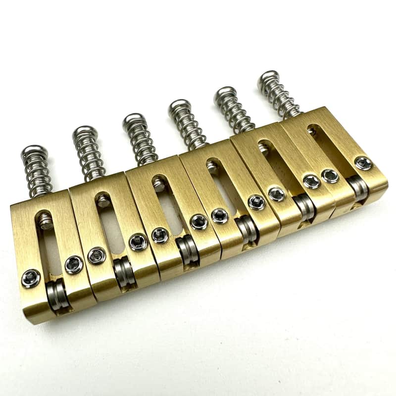 Single tremolo mini double tremolo electric guitar bridge roller saddles brass saddles string saddles 10.5MM image 1