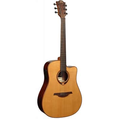 Lag Tramontane T118DCE | Dreadnought Cutaway Acoustic-Electric, Natural. New with Full Warranty! image 2