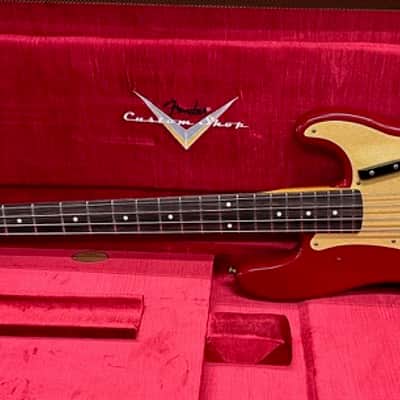 Fender Precision Bass, Journeyman Relic New Custom Shop 1959 - Aged Dakota Red image 10