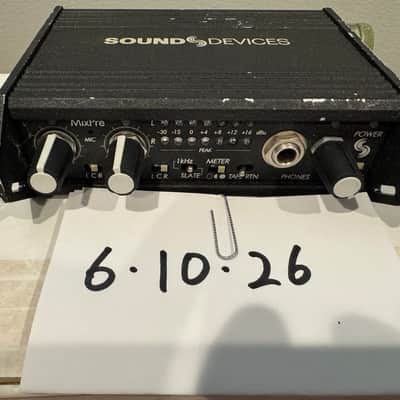 Sound Devices MixPre 2-Channel Mic Preamp Stereo Field Mixer Mix Pre - Black image 1