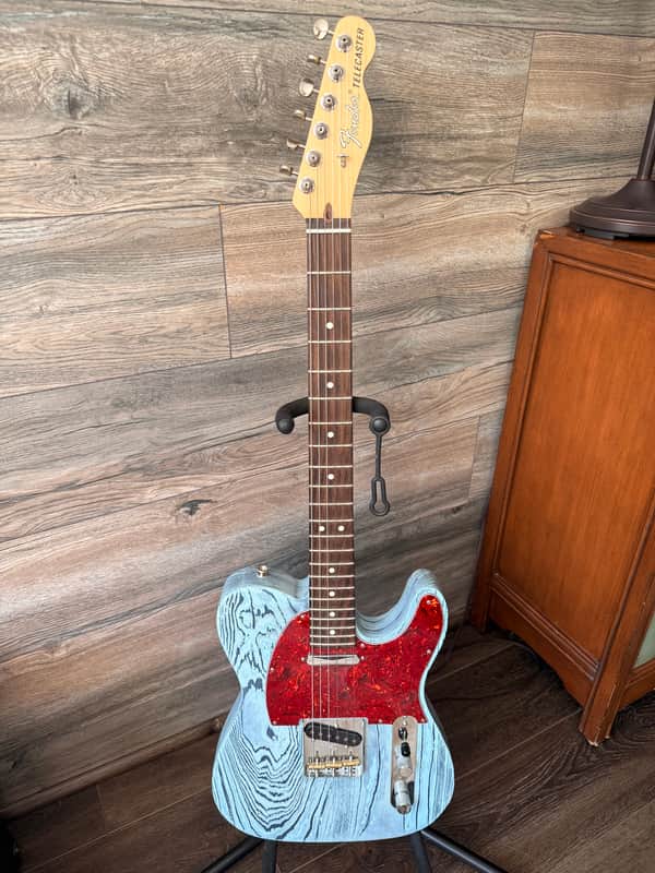 Fender American Performer Sandblasted Telecaster 2019 - 2021 - Daphne Blue (Sweetwater exclusive)