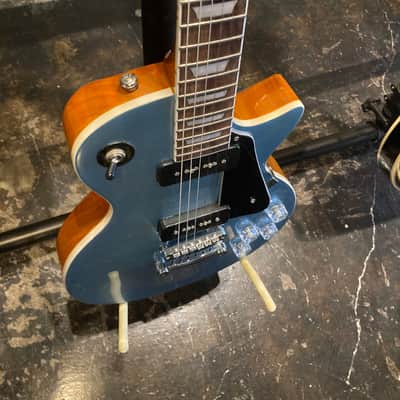 Firefly FFLPS Les Paul Style Electric Guitar - Pelham Blue Sparkle image 2