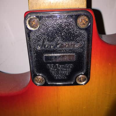 1988 Jackson USA "Dinky" Cherry Sunburst - String Thru Body - San Dimas - RARE Hardtail.!! image 6