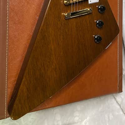 NEW! Gibson Custom 1958 Mahogany Explorer Reissue Electric Guitar - Antique Natural, VOS - Authorized Dealer - Only 7.4lbs - G07316 image 6
