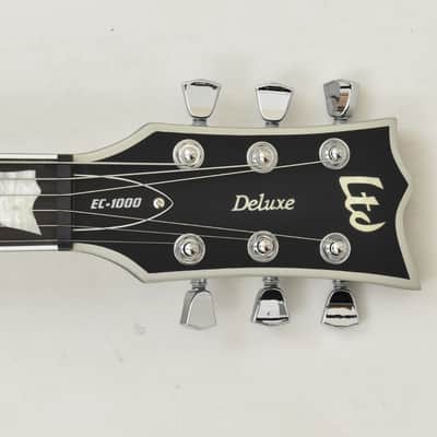 ESP LTD EC-1000ET Evertune Guitar Bold Binding Black B-Stock image 4