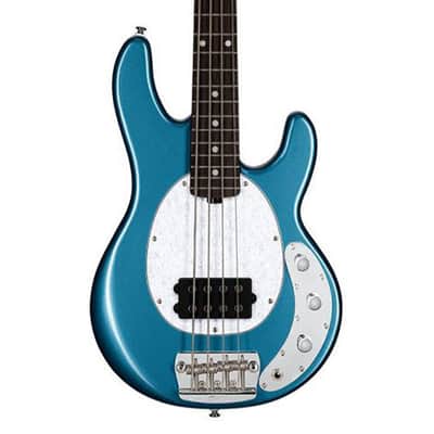 Sterling by Music Man StingRay Short Scale RAYSS4 - Toluca Lake Blue - Open Box image 1